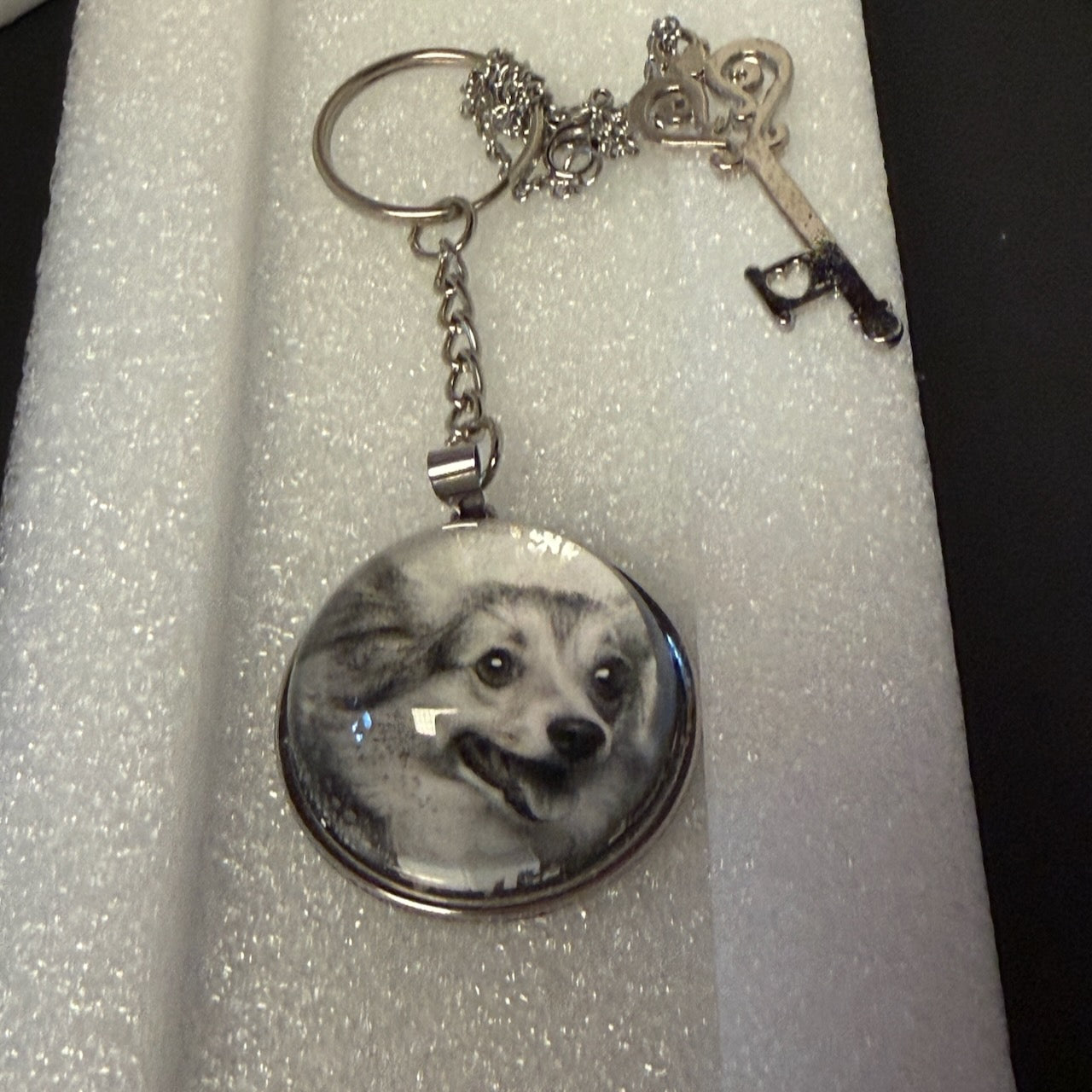 Photo Keychain [Key NOT included.]- Customized / Personalized [Cat. # KC-502]