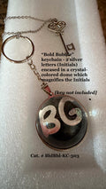 "Bold Bubble" Personalized Key Chain [Cat. # BldBbl-KC-503]