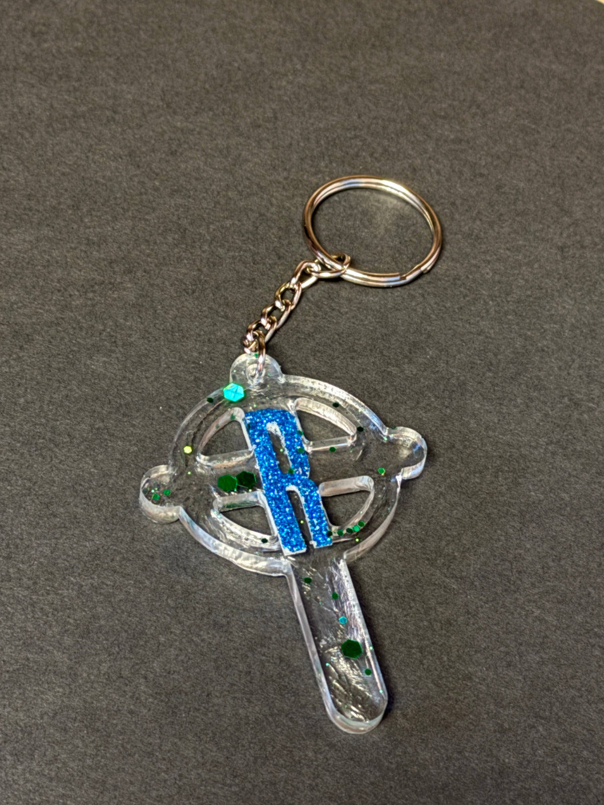 Personalized Cross Keychain (Cat.# CRS-Des#301)