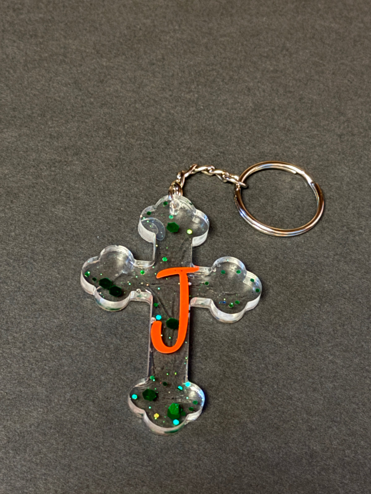 Personalized Cross Keychain (Cat.#-Des.#302)