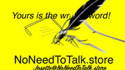 NoNeedToTalk.store - My Store 2 - Home