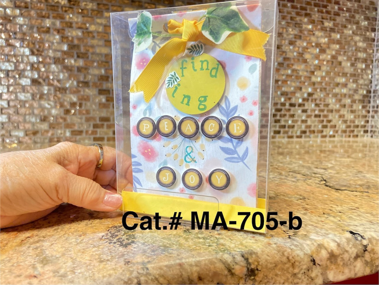 "FINDING PEACE-&-JOY" - Cat.# MA-705-b