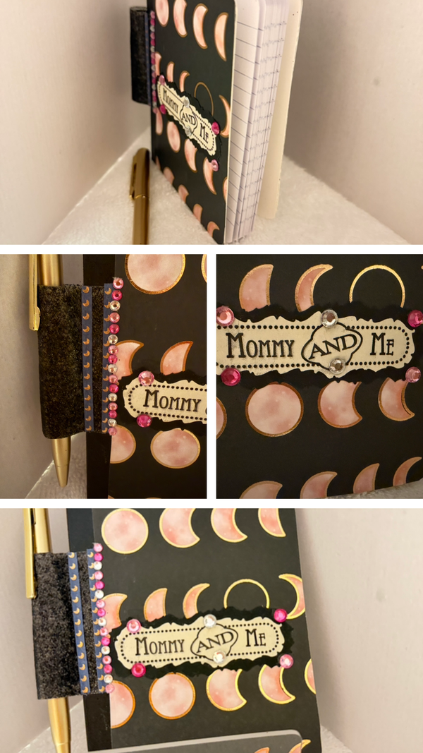 "Mommy and Me" (on "pink moons")- Pocket Journal - Cat.# PJ-917.